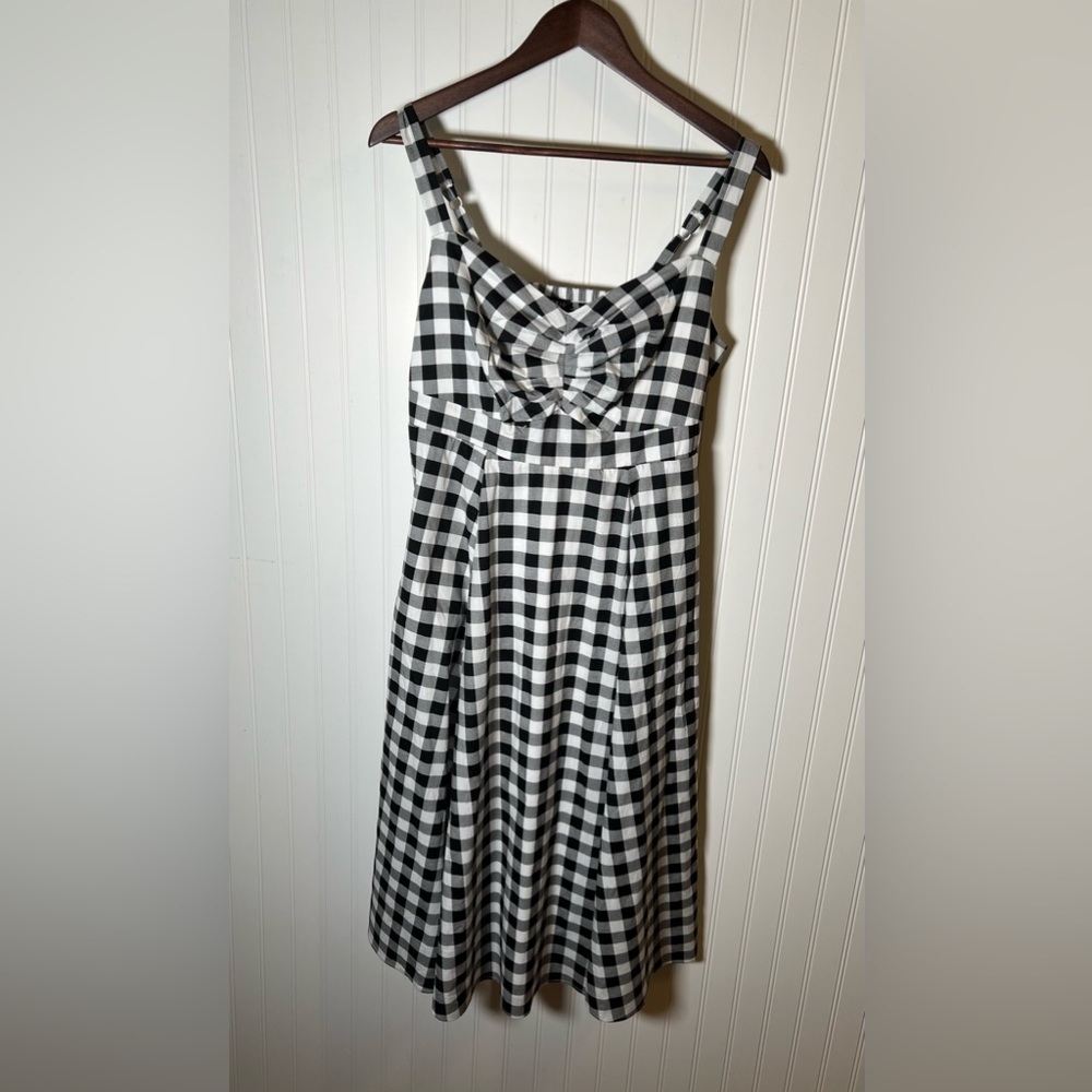 Torrid Sundress Black and White Gingham Torrid size 0/ Regular Size 12